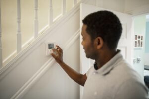 Set thermostat for AC efficiency