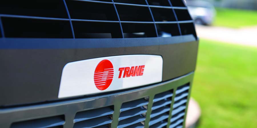 Trane Close up of unit